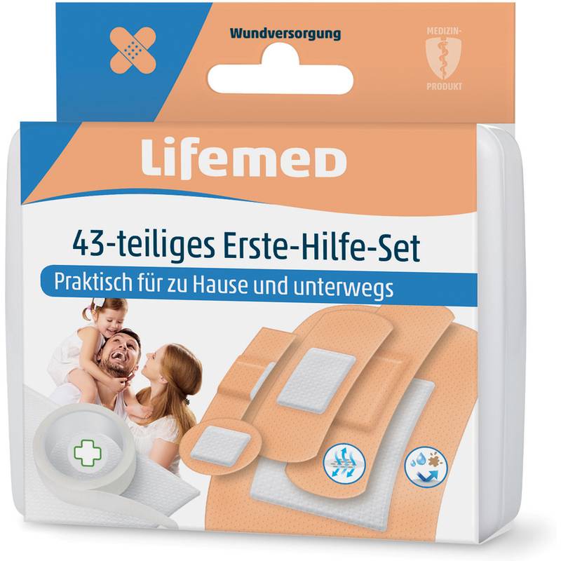Lifemed Erste-Hilfe-Pflaster-Set, 43-teilig-0