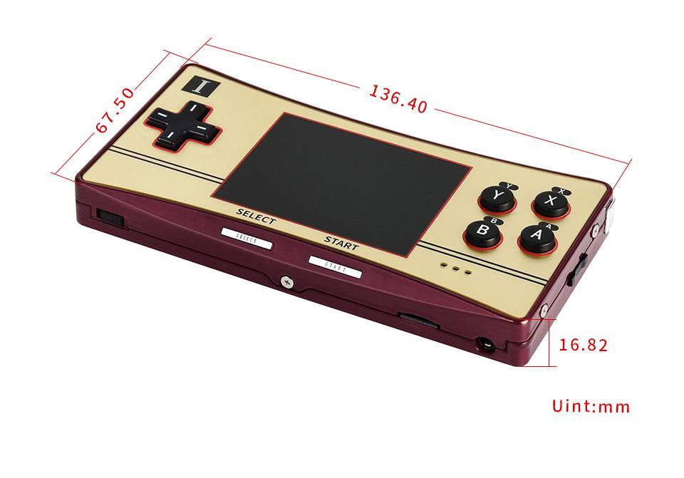 WaveShare GPM280 Portable Game Console Raspberry Pi Compute Module 4 Lite 64GB TF Card-2