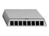 Rutenbeck PP-UM A-8 Ap - Patchpanel (Blindblech) - Oberfläche montierbar - RAL 7035, Metall - 8 Ports