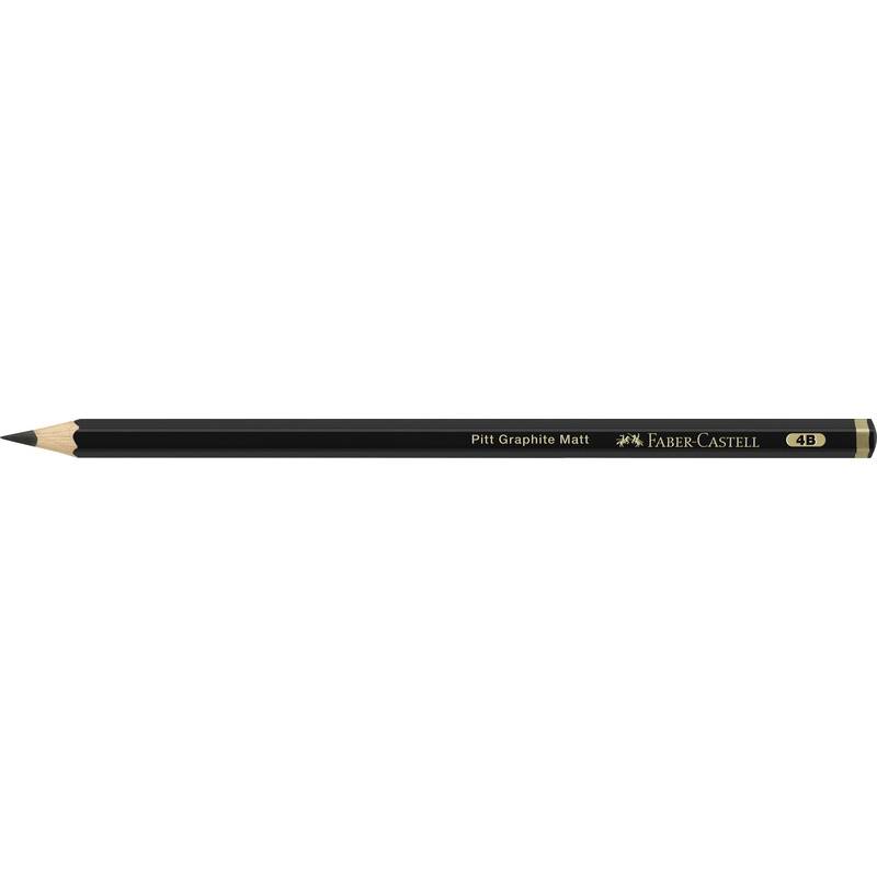 FABER-CASTELL Bleistift PITT GRAPHITE Matt, Härtegrad: 4B-0