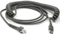 Datalogic CAB-467 - USB-Kabel - USB - 3.6 m - gewickelt - für PowerScan PBT7100, PBT8300, PD7100, PD8300, PM8300, PM8500-4