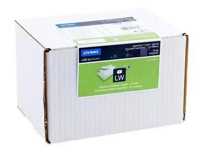 DYMO LabelWriter Address - Permanenter Klebstoff - weiß - 28 x 89 mm 3120 Etikett(en) (24 Rolle(n)-5