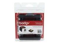 EVOLIS - Badgy Full kit - YMCKO - Druckerfarbband-Kassette/PVC-Karten-KIt-0