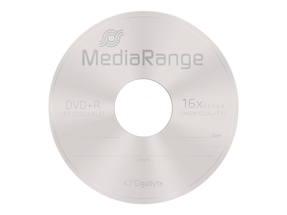 MediaRange - 5 x DVD+R - 4.7 GB (120 Min.) 16x-0