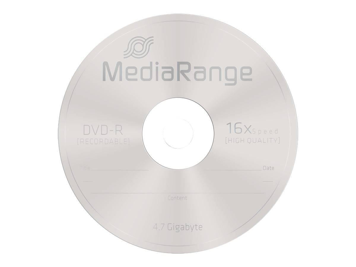 MediaRange - 10 x DVD-R - 4.7 GB (120 Min.) 16x-4