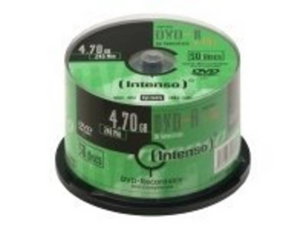 Intenso 50 x DVD-R (G) - 4.7 GB (120 Min.) 16x - Spindel