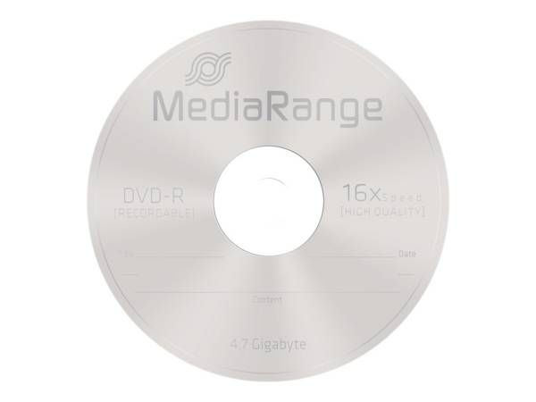 MEDIARANGE 25 x DVD-R - 4.7 GB (120 Min.) 16x - Spindel