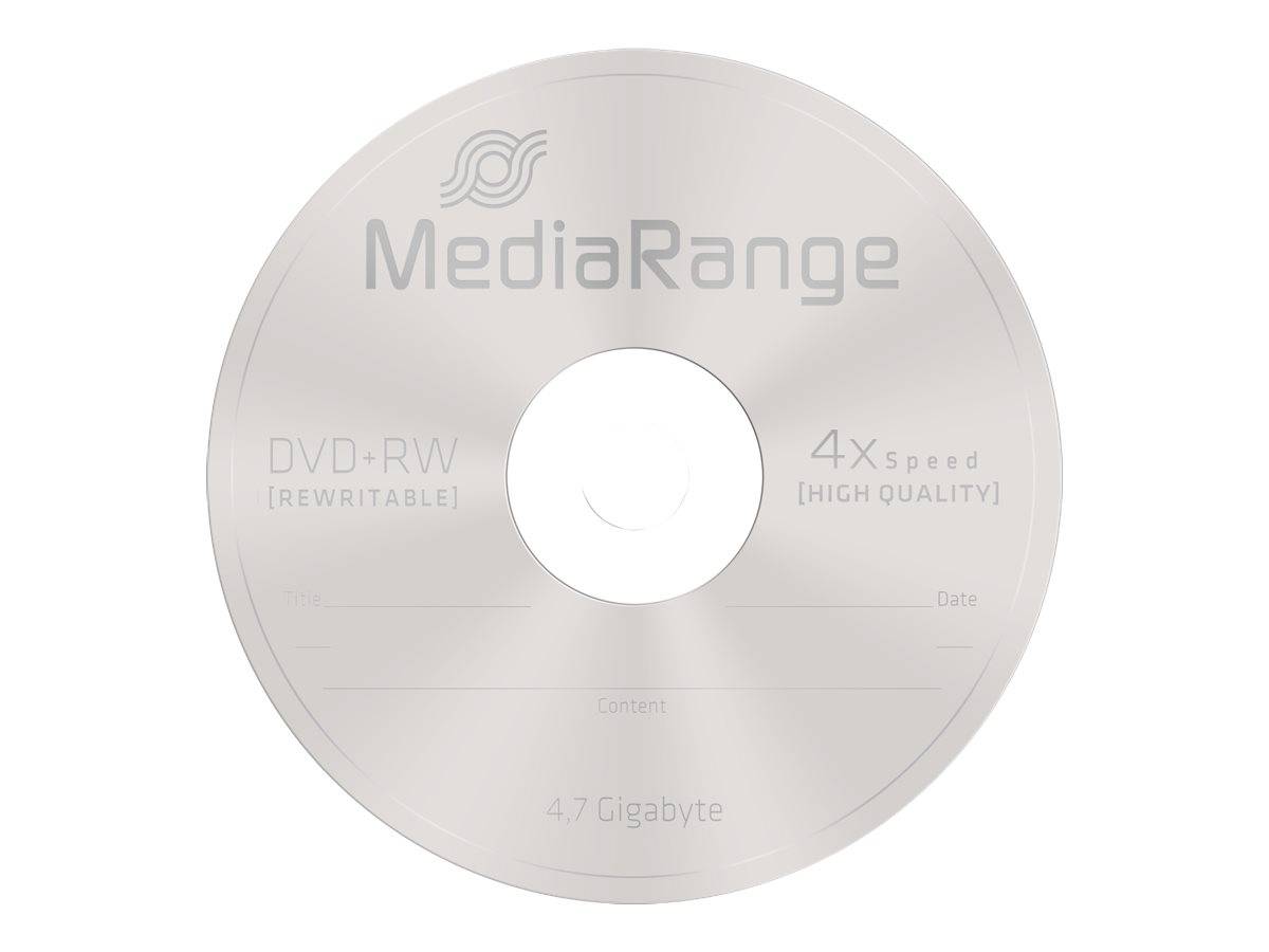 MEDIARANGE 10 x DVD+RW - 4.7 GB (120 Min.) 4x - Spindel-1