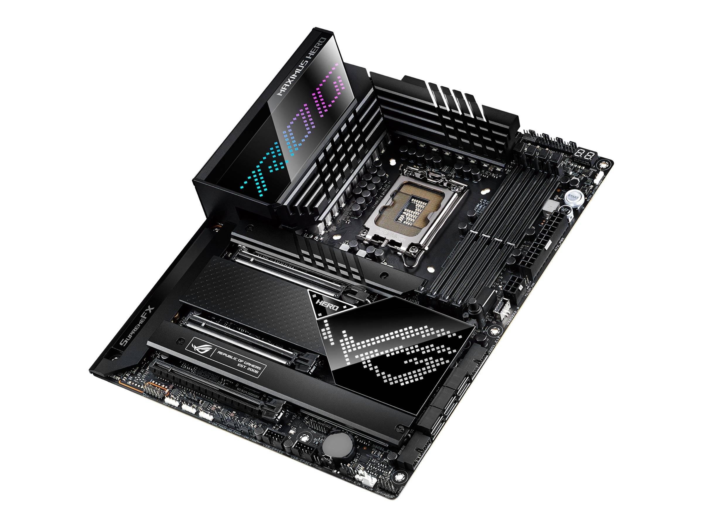 ASUS ROG MAXIMUS Z690 HERO - Motherboard - ATX - LGA1700-Sockel - Z690 Chipsatz - USB-C Gen2, USB 3.2 Gen 1, USB 3.2 Gen-2