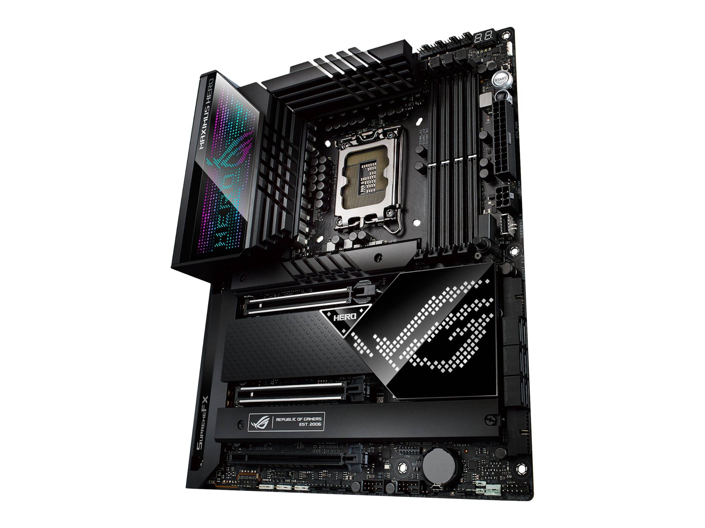 ASUS ROG MAXIMUS Z690 HERO - Motherboard - ATX - LGA1700-Sockel - Z690 Chipsatz - USB-C Gen2, USB 3.2 Gen 1, USB 3.2 Gen-4
