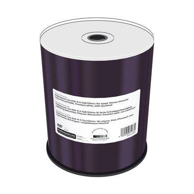 MEDIARANGE MRPL603-C - DVD-R - 120 mm - Druckbar - 100 Stück(e) - 4,7 GB - Profe-7