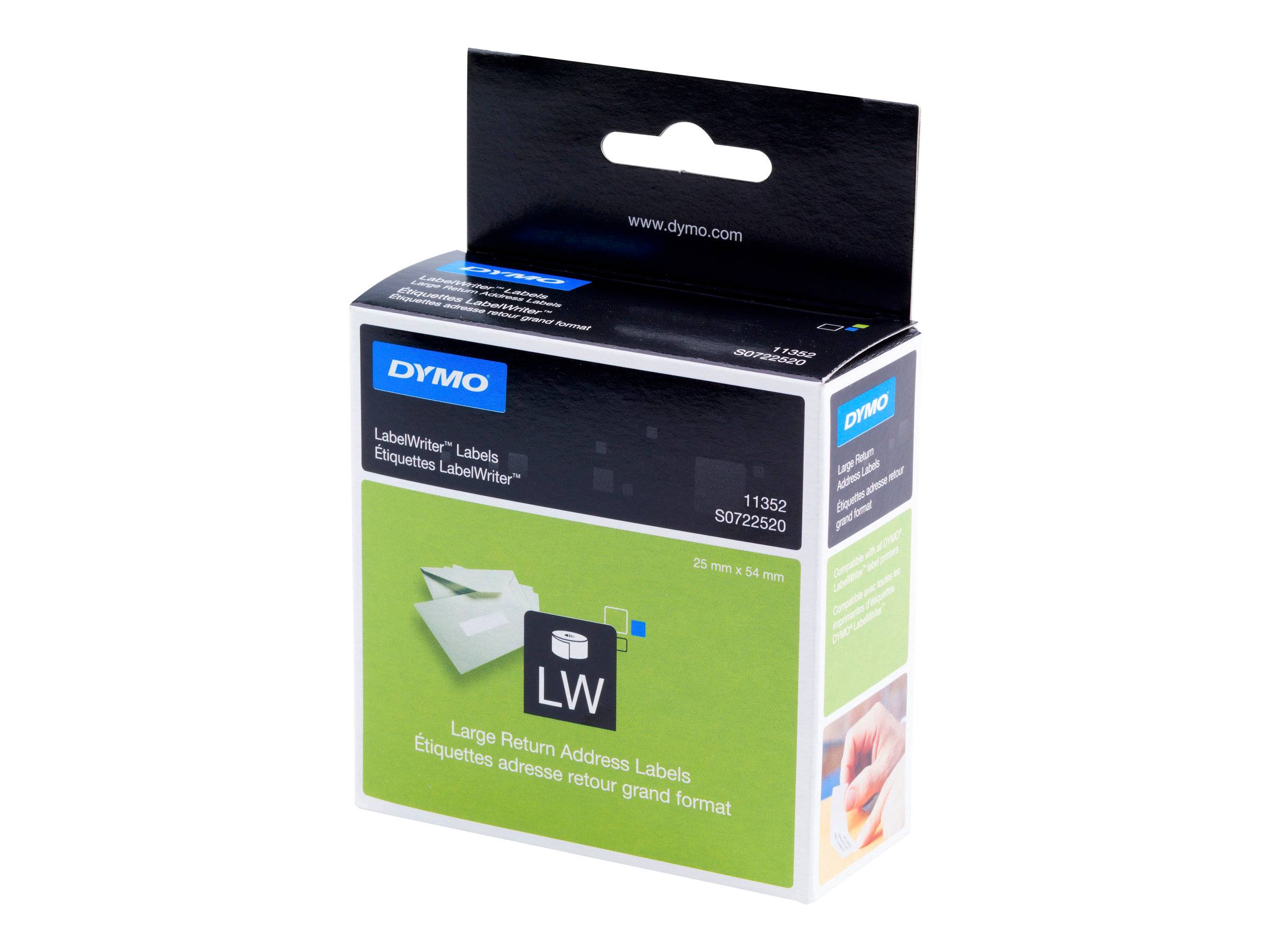 DYMO LabelWriter Address - Weiß - 54 x 25 mm 500 Etikett(en) (1 Rolle(n)-0