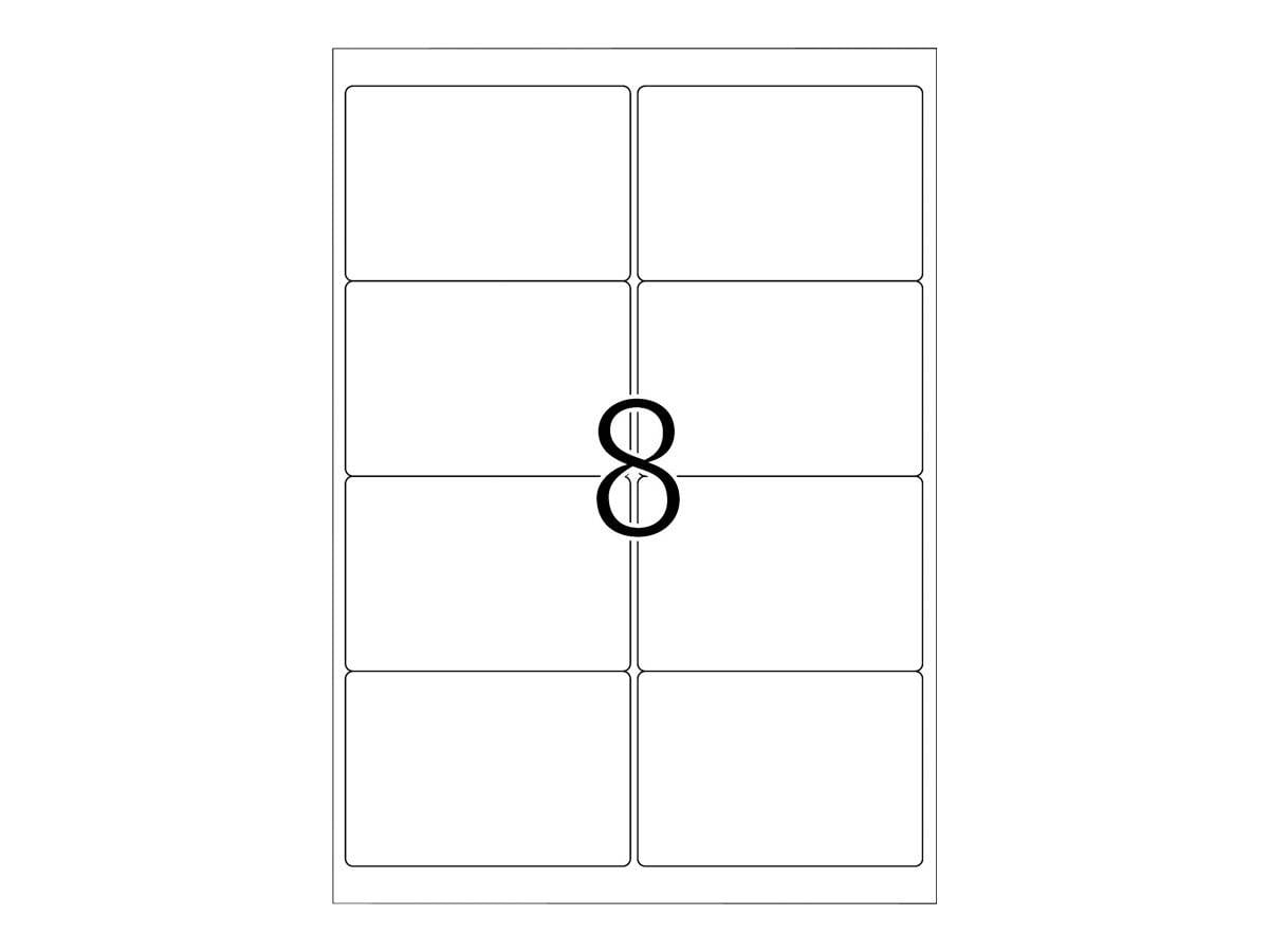 HERMA Premium - Papier - matt - permanent selbstklebend - weiß - 99.1 x 67.7 mm 800 Etikett(en) (100 Bogen x 8)-5