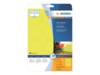 HERMA Special - Papier - matt - permanent selbstklebend - Leuchtendes Gelb - 60 mm rund 240 Etikett(en) (20 Bogen x 12)