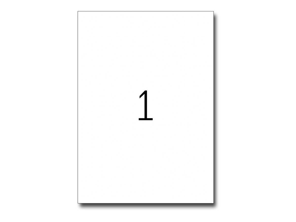 HERMA Premium - Papier - matt - permanent selbstklebend - weiß - A4 (210 x 297 mm)-5
