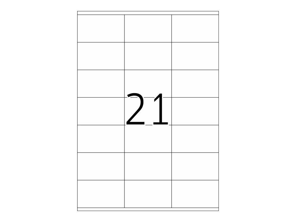 HERMA Premium - Papier - matt - permanent selbstklebend - weiß - 70 x 41 mm 2100 Etikett(en) (100 Bogen x 21)-5