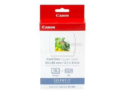 Canon KC-18IS - Farbbandkassetten- und Papier-Kit-0