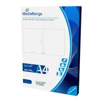 MEDIARANGE Mattes Weiß - 265 x 149 mm - 130 g/m² - 50 Blatt (50 Bogen x 1) - Ein-1