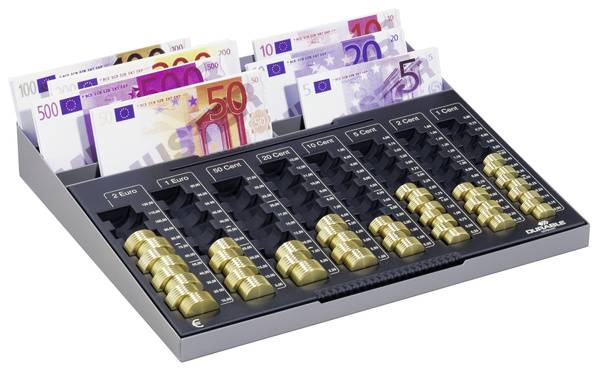 Geldzählbrett EUROBORD XL 59,2x328x285,7mm dunkelgrau-6