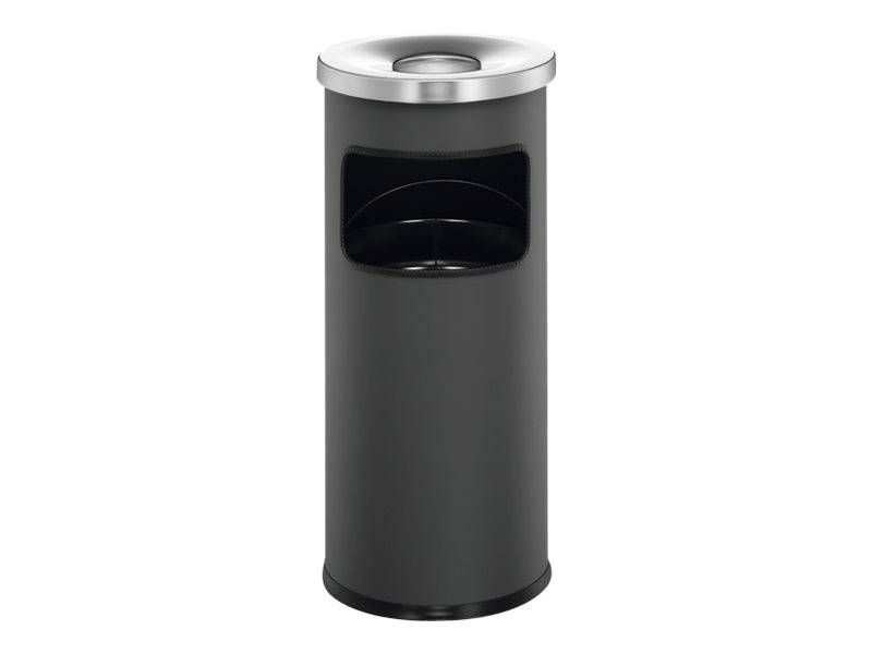 DURABLE - Asch-/Mülleimer - rund - 17 L - Aluminium, Metall