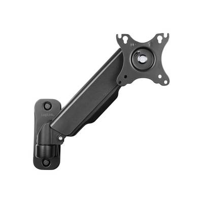 LogiLink - Befestigungskit - Gasfeder - für Flachbildschirm - Kunststoff, Stahl, Aluminium - Schwarz - Bildschirmgröße:-0