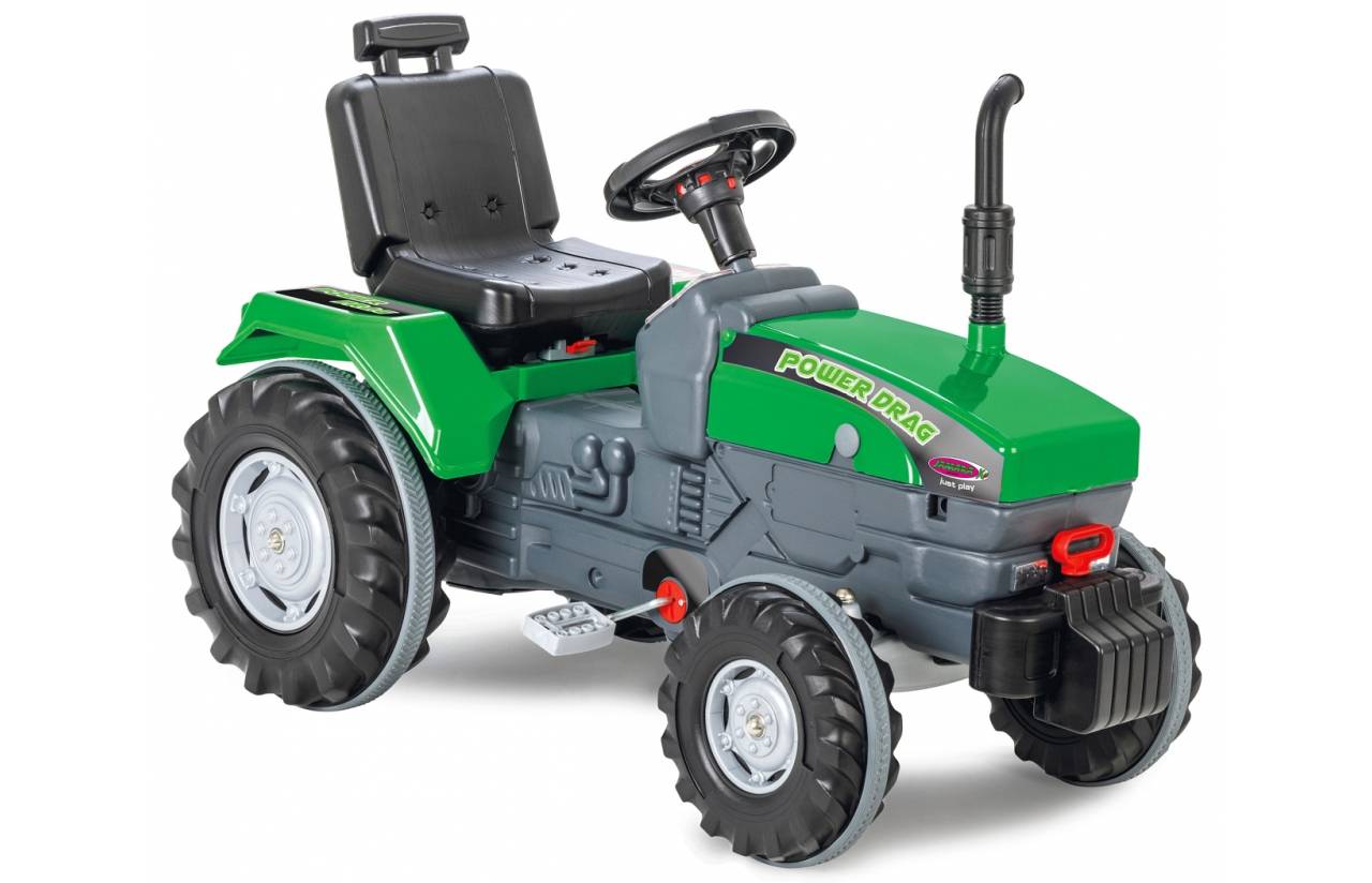 Jamara Trettraktor Power Drag grün, 3 Jahr(e), 4 Rad/Räder, Schwarz, Grün, Grau-6