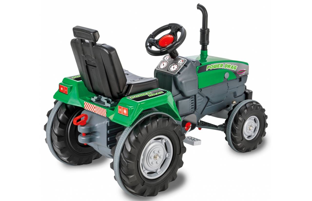 Jamara Trettraktor Power Drag grün, 3 Jahr(e), 4 Rad/Räder, Schwarz, Grün, Grau-7