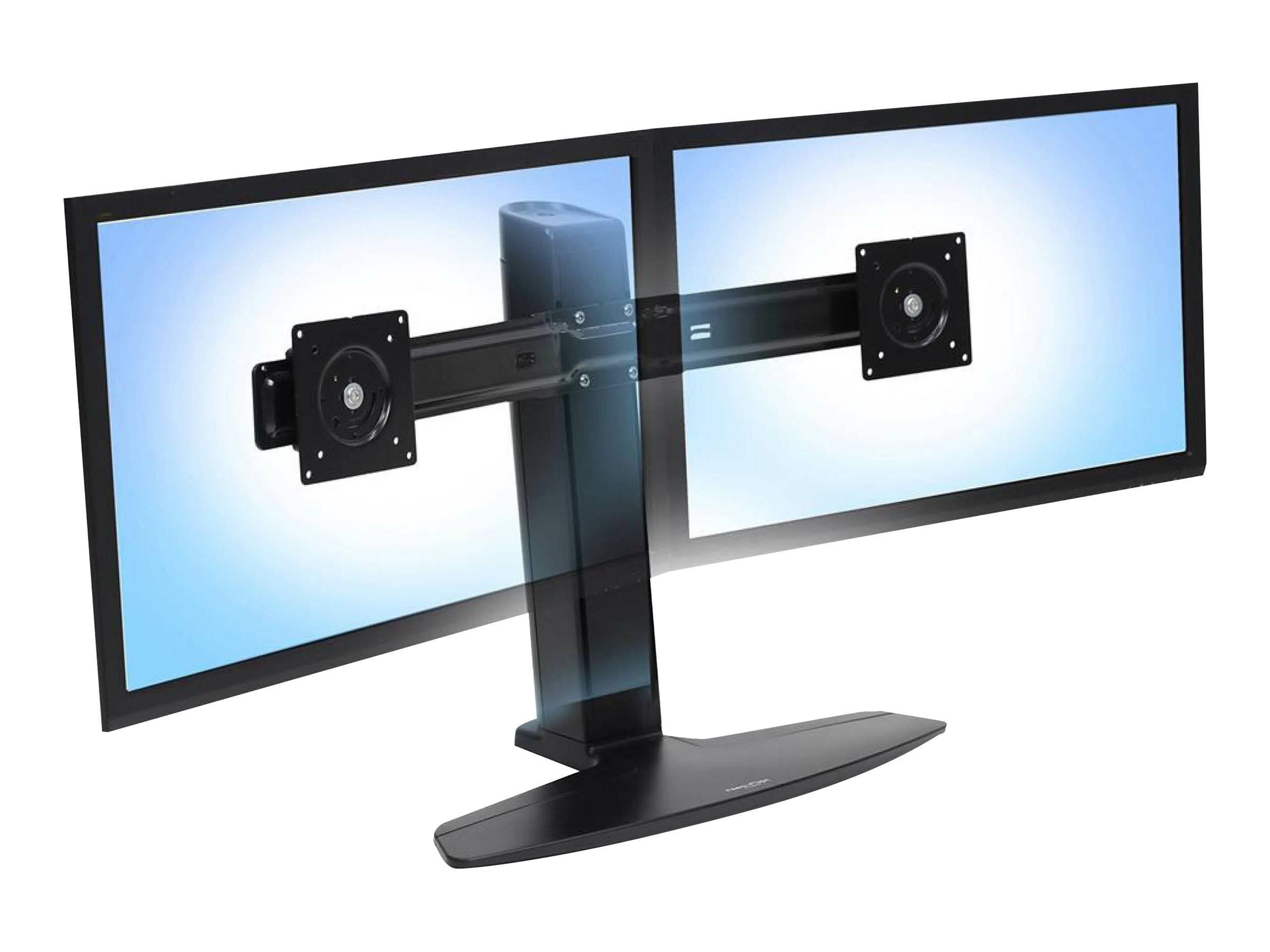 Ergotron Neo-Flex - Aufstellung - für 2 LCD-Displays - Schwarz - Bildschirmgröße: bis zu 61 cm (bis zu 24 Zoll)-8