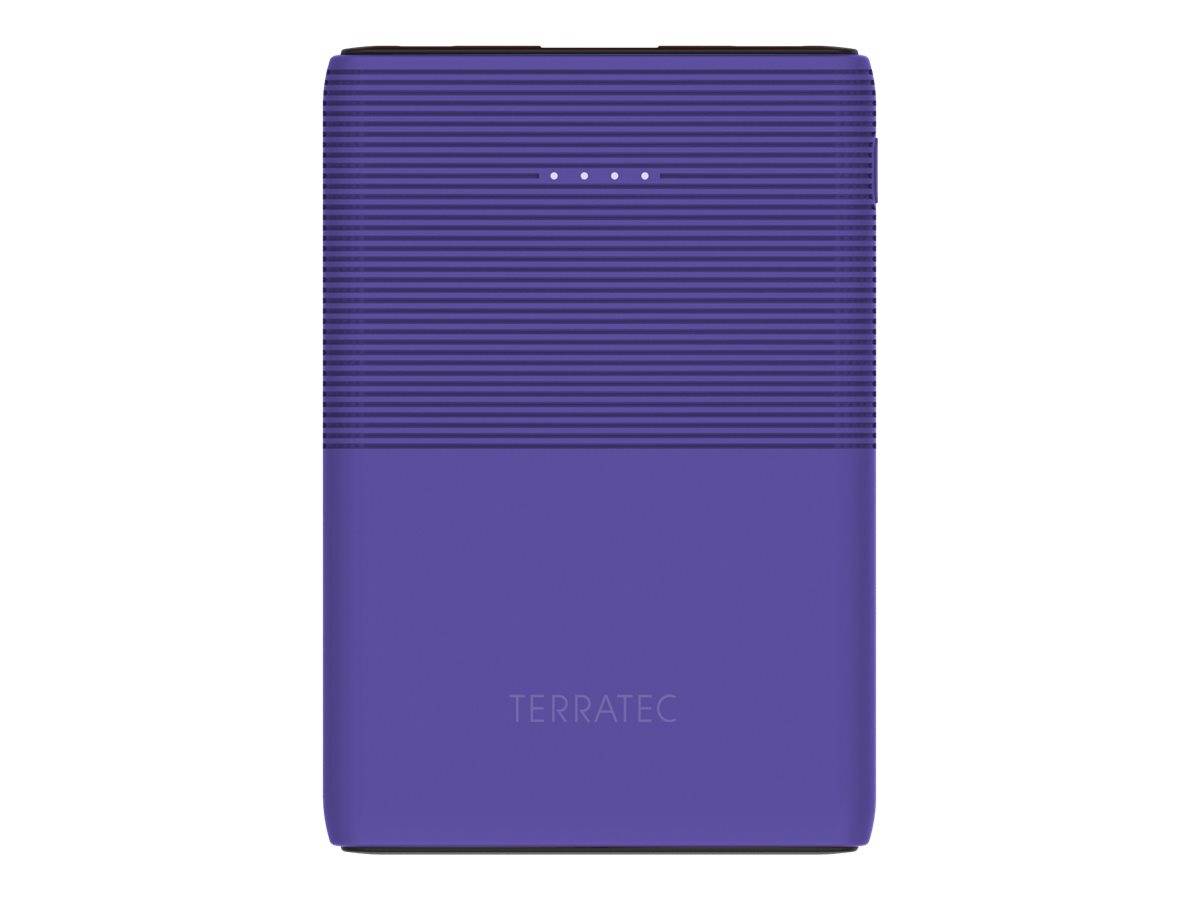TERRATEC P50 Pocket - Powerbank - 5000 mAh - 2.1 A - 2 Ausgabeanschlussstellen (USB, USB-C)-5
