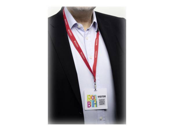 DURABLE - Namensschild - weiß (Packung mit 100)
