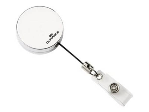 DURABLE - Ausweishalter - Silber (Packung mit