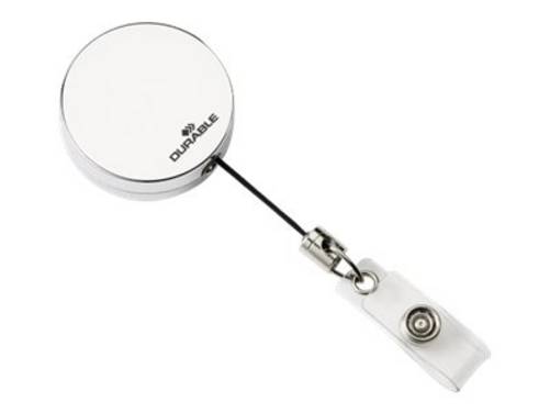 DURABLE - Ausweishalter - Silber (Packung mit