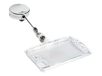 DURABLE - Ausweishalter - Silber (Packung mit-1