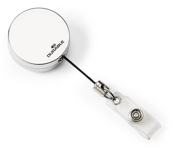 DURABLE - Ausweishalter - Silber (Packung mit-2