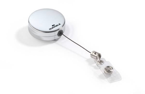 DURABLE - Ausweishalter - Silber (Packung mit-3