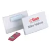 DURABLE - Namensschild - für 54 x 90 mm - Magnet - durchsichtig (Packung mit 25)