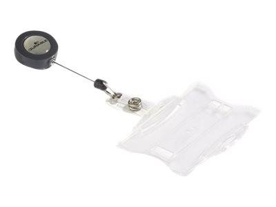 DURABLE - Namensschildhalterung - für 54 x 85 mm - durchsichtig (Packung mit 10)-0