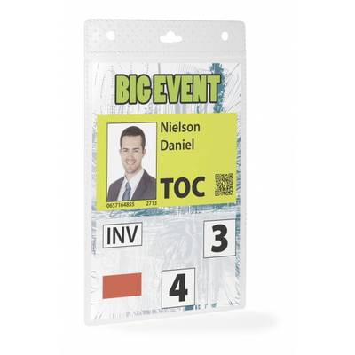 DURABLE - Namensschildhalterung - für A6 - durchsichtig (Packung mit 20)-5