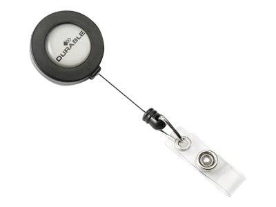 DURABLE - Ausweishalter - holzkohlefarben  (Packung mit 10)-4