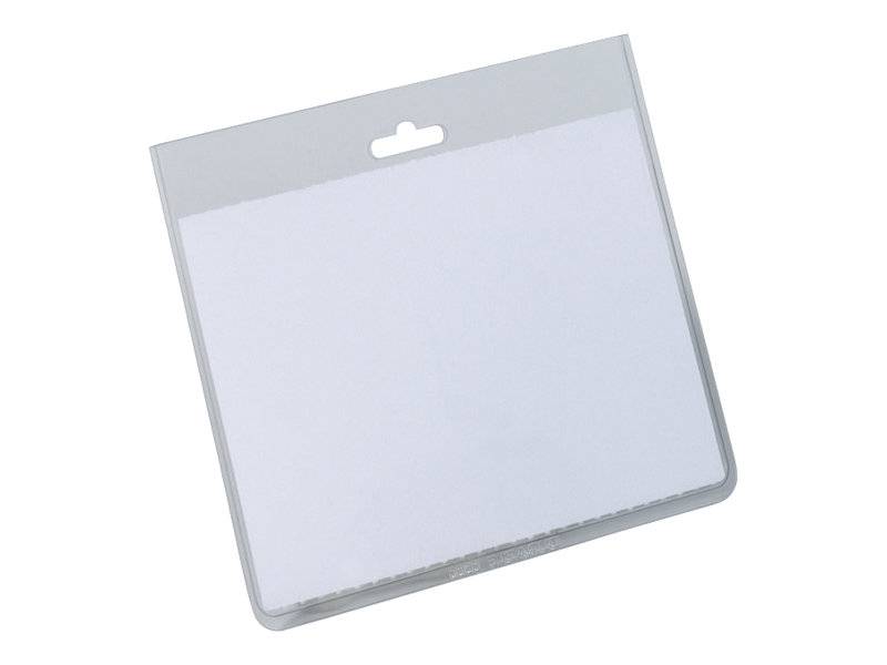 Namenschild 90x60mm transparent 20 St./Pack-4