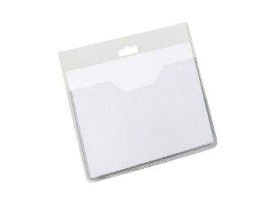 Namenschild 90x60mm transparent 20 St./Pack-5