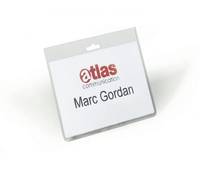 DURABLE - Namensschild - für 60 x 90 mm - durchsichtig (Packung mit 20)-4