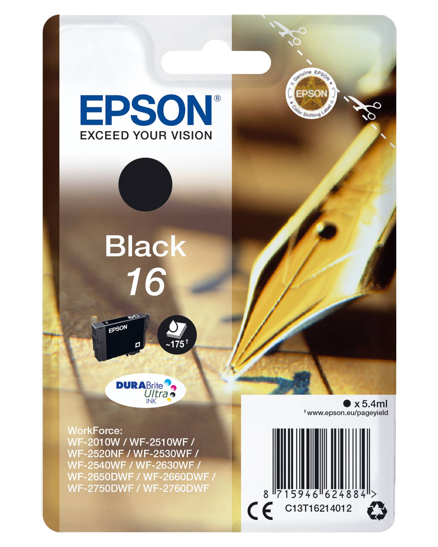 Epson 16 - 5.4 ml - Schwarz - Original - Tintenpatrone-7