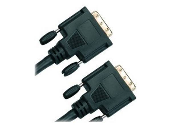 Jou Jye AVC 130 - DVI-Kabel - DVI-D (M) - zu DVI-D (M) - 50 cm - Schwarz