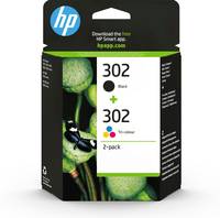 HP 302 Combo Pack - 2er-Pack - Schwarz, Farbe (Cyan, Magenta, Gelb)-3