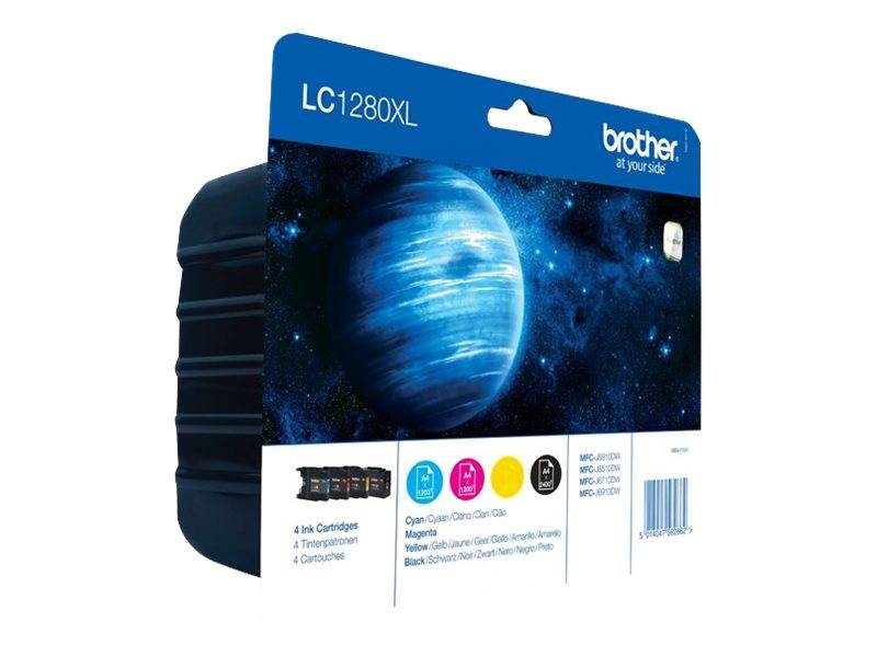 Brother LC1280XL Value Pack - 4er-Pack - Schwarz-5