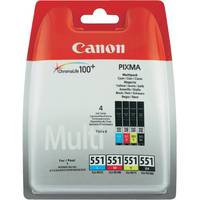 Canon CLI-551 C/M/Y/BK Multipack - 4er-Pack - Schwarz, Gelb, Cyan, Magenta-8