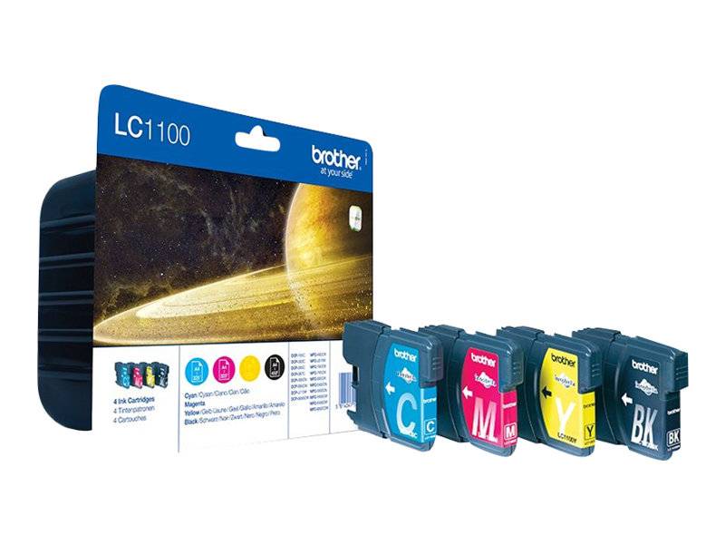 Brother LC1100 Value Pack - 4er-Pack - Schwarz, Gelb, Cyan, Magenta-1
