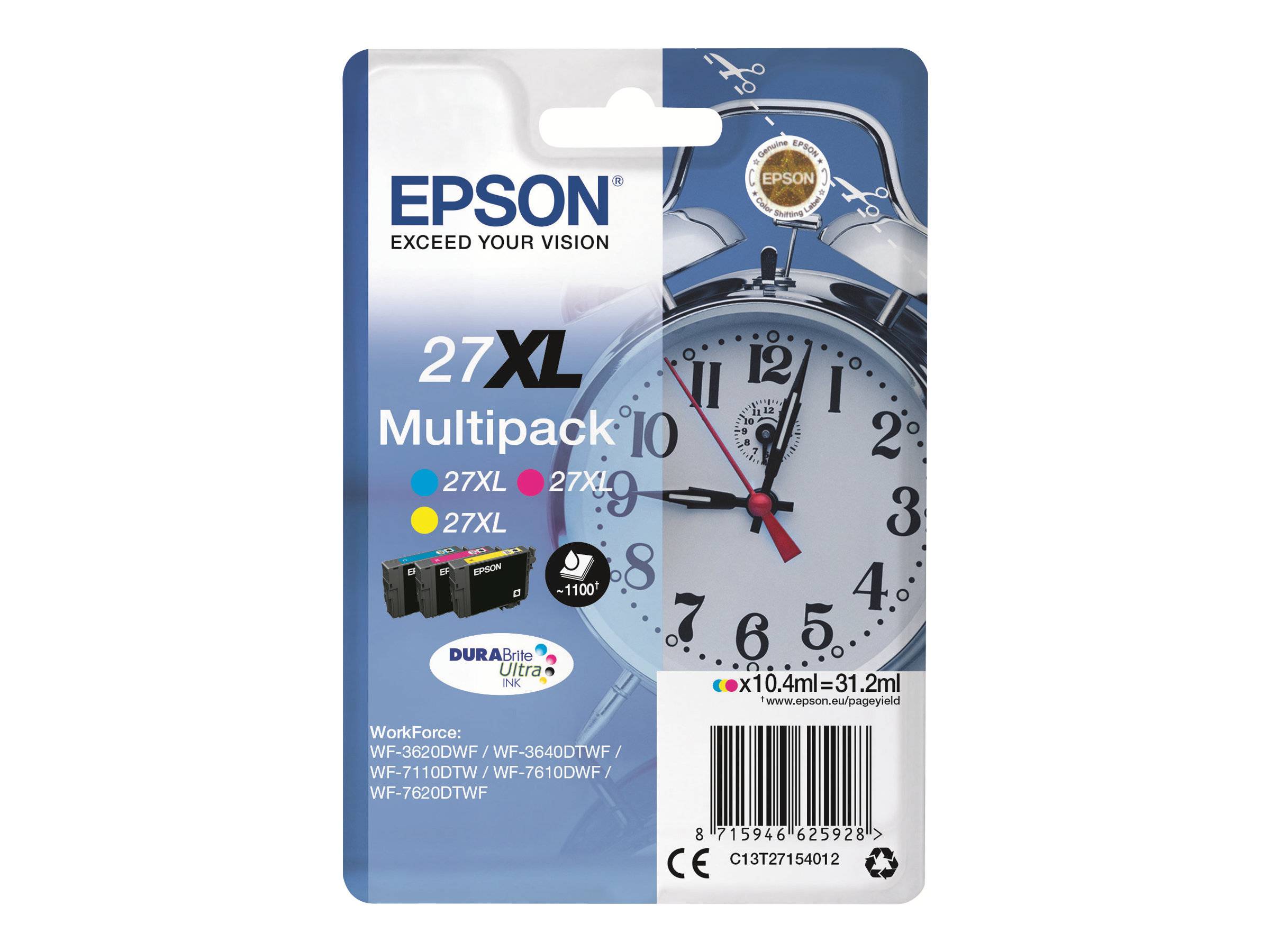 Epson 27XL Multipack - 3er-Pack - 31.2 ml - XL-5