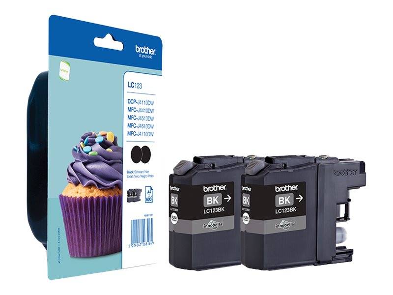 Brother LC123BK - 2er-Pack - Hohe Ergiebigkeit-5